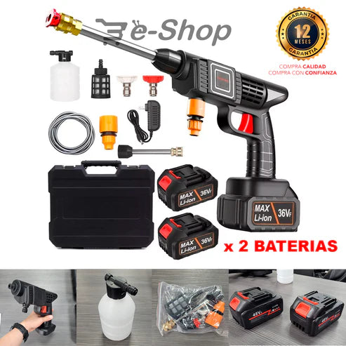 HIDROLAVADORA INALAMBRICA 48V x 2 BATERIAS